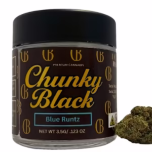 Chunky Black - Blue Runtz Strain - 3.5g Flower