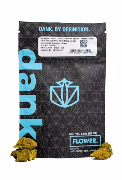 Dank | Big Apple Diesel Strain - 3.5g - Flower