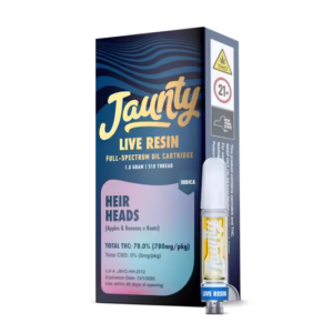 Jaunty Vape Cartridge - Heir Heads (Live Resin) 1g
