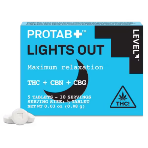 Level Edible - Protab+ Lights Out 5pk - 100mg