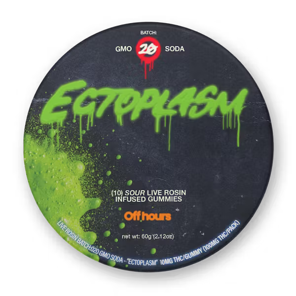 OFFHOURS Gummies - GMO Soda "Ectoplasm" Live Rosin - 100mg Edible