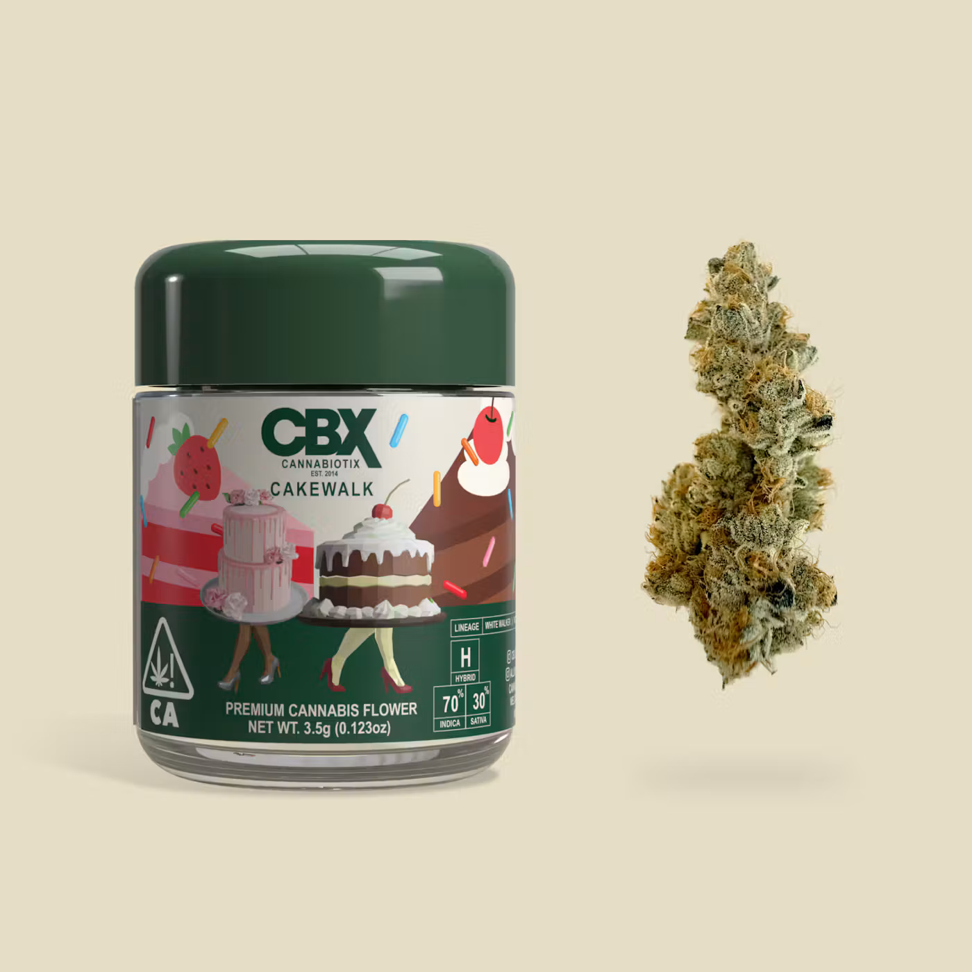 CBX Flower Cakewalk hybrid cannabis flower